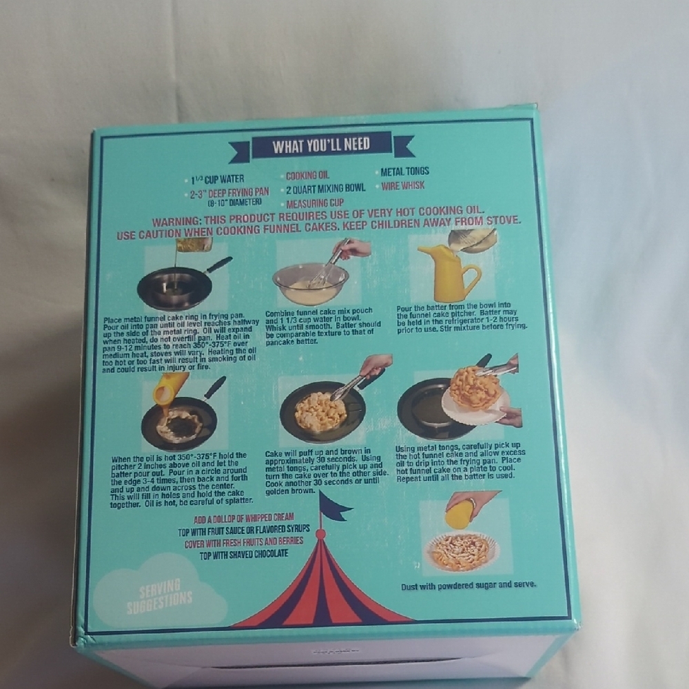 Funnel Cake Kit with Yellow Pitcher - Picture 4 of 9